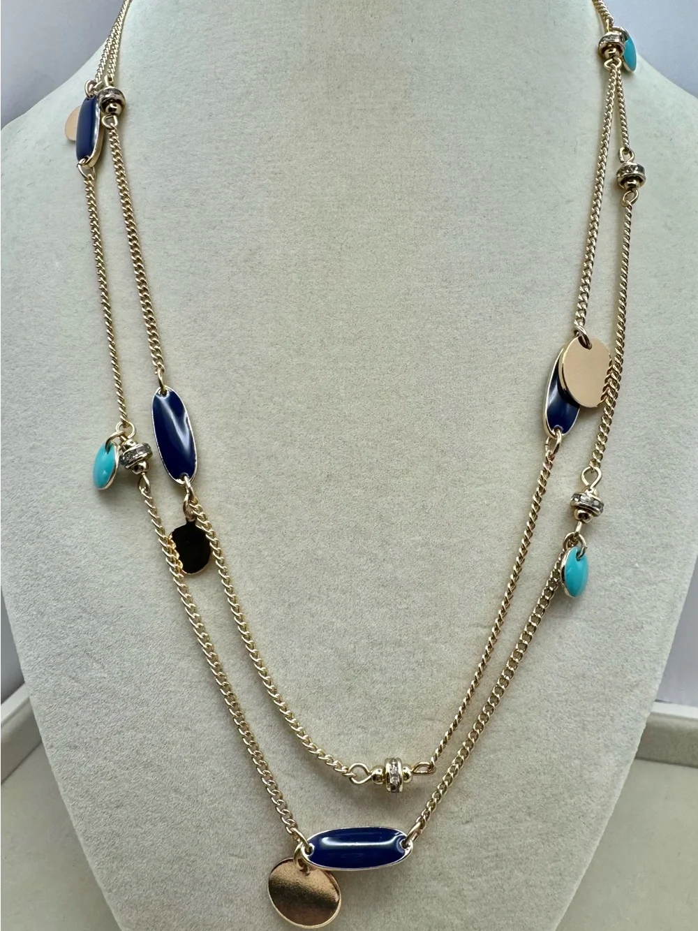 Vera Bradley Color Enamel Long Necklace NWT